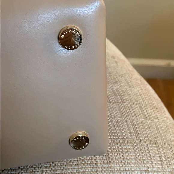 Michael Kors Lg Shoulder Nicole Suede Leather Tan - Picture 10 of 16